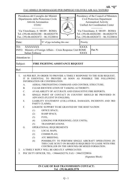 EDIZIONE 2010 - Dipartimento della Protezione Civile