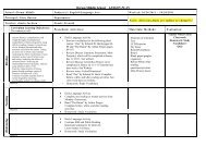 Orrum Middle School LESSON PLAN