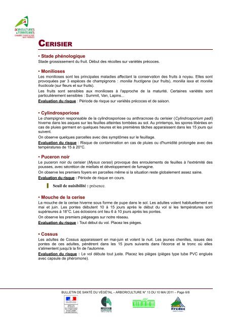 BULLETIN DE SANTE DU VEGETAL - DRAAF Midi-PyrÃ©nÃ©es