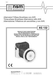 XG 132 - NSM Generators