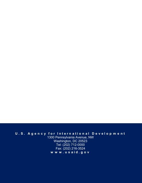 BGI Final Report - Economic Growth - usaid