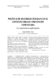 Políticas de seguridad ciudadana en el contexto urbano - Criminet