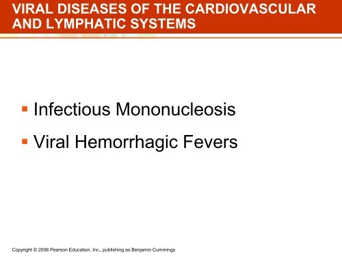 Microbial Diseases of the Cardiovascular and Lymphatic Systems