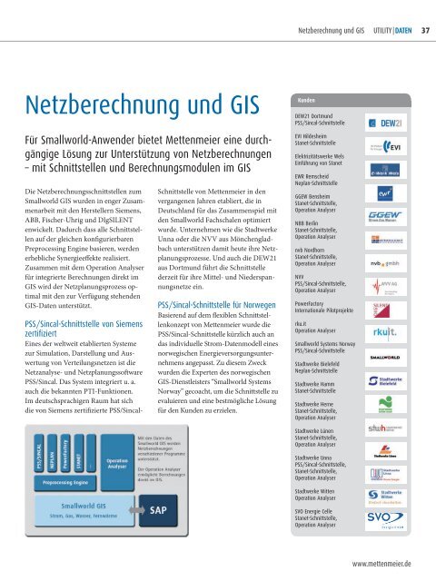 Segel setzen für ein erfolgreiches Netzgeschäft - Mettenmeier GmbH