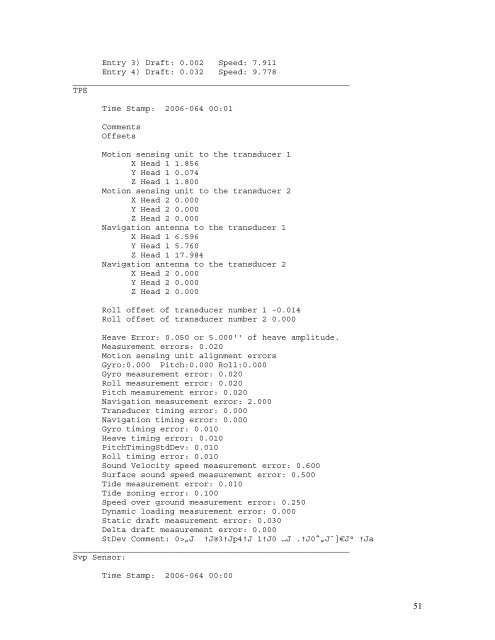 Data Acquisition and Processing Report (DAPR) - Center for Coastal ...