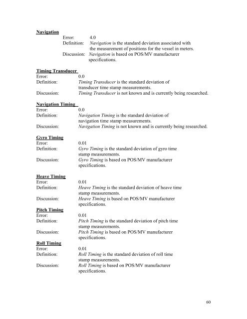 Data Acquisition and Processing Report (DAPR) - Center for Coastal ...