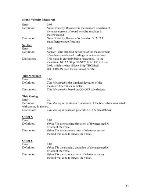 Data Acquisition and Processing Report (DAPR) - Center for Coastal ...