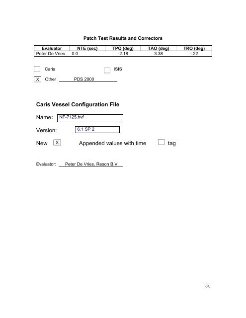 Data Acquisition and Processing Report (DAPR) - Center for Coastal ...