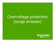 Overvoltage protection (surge arrester) - Schneider Electric
