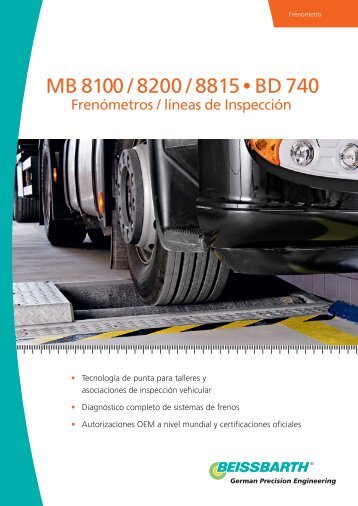 MB 8100 / 8200 / 8815 â¢ BD 740 - Bosch Service - PerÃº
