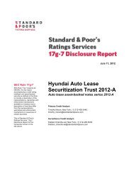 Hyundai Auto Lease Securitization Trust 2012-A - Standard and ...