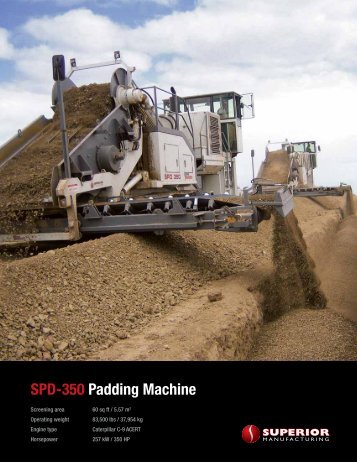 SPD-350 Padding Machine