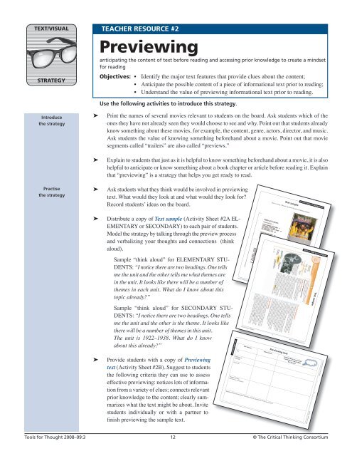 Inquiry-mindedness - The Critical Thinking Consortium