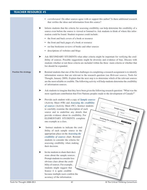 Inquiry-mindedness - The Critical Thinking Consortium