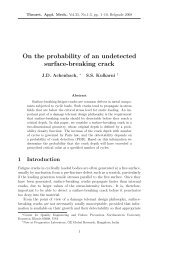 On the probability of an undetected surface-breaking crack