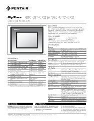 NGC-UIT-ORD to NGC-UIT2-ORD - Pentair