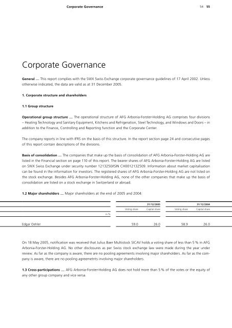 Corporate Governance