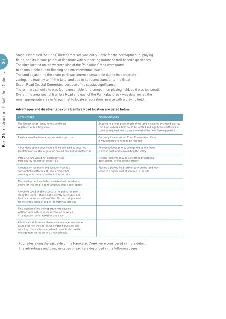 Aireys Inlet Recreation Infrastructure Strategy ... - Surf Coast Shire