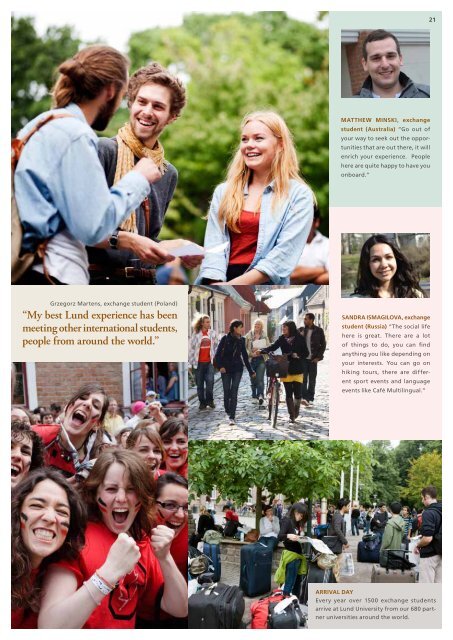 Download our 2014/15 international student ... - Lund University