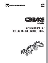 Parts Manual For ISL98, ISL03, ISL07, ISC07 - Jacobs Vehicle ...