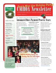 CMHOA Newsletter - Cat Mountain Villas Homeowners Association