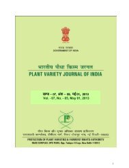 Fifth Issue - Protection of Plant Varieties & Farmers