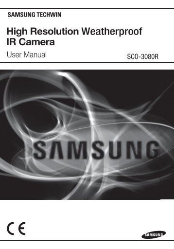 User manual (pdf) - Samsung CCTV