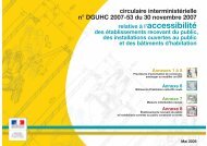 circulaire interministÃ©rielle nâ¡ DGUHC 2007 53 du 30 novembre 2007