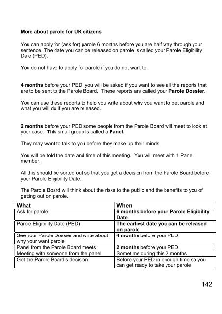 male prisoners and young offenders - Prison Reform Trust