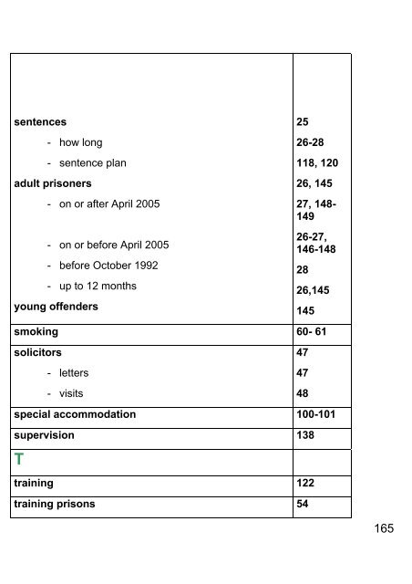 male prisoners and young offenders - Prison Reform Trust