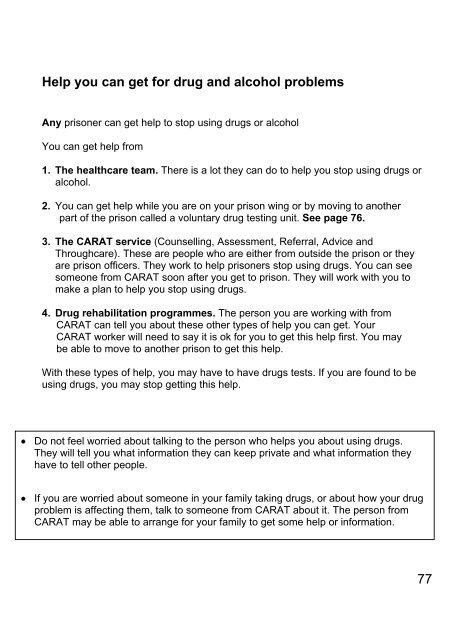 male prisoners and young offenders - Prison Reform Trust