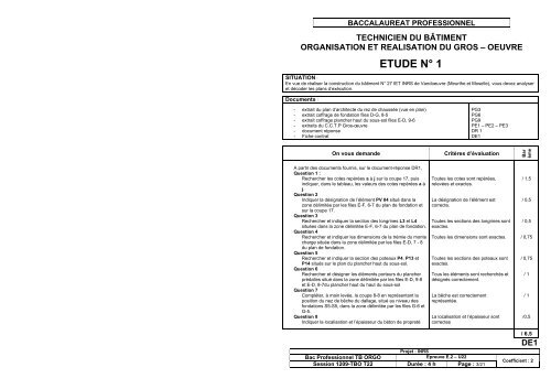 technicien du bÃ¢timent organisation et realisation du gros â oeuvre