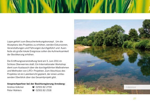 Naturschutzbrief 2012.indd - Bezirksregierung Arnsberg