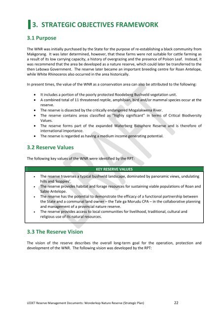 Guiding principles for reserve management - NCC Environmental ...