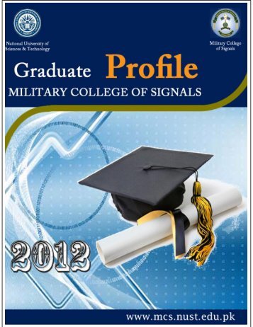 Graduate Profiles 2012 - National University of Science and ...