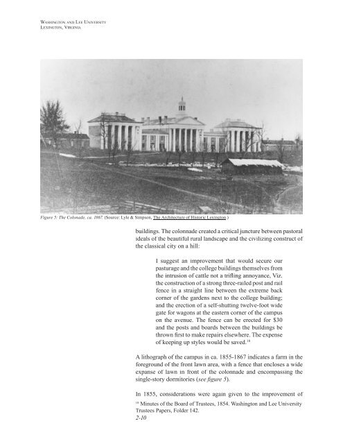 A BRIEF HISTORY OF WASHINGTON AND LEE - Society for ...