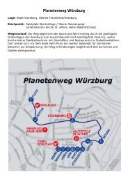 Planetenweg WÃ¼rzburg - raumfahrt-wuerzburg.de