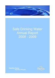Safe Drinking Water - Parks Victoria