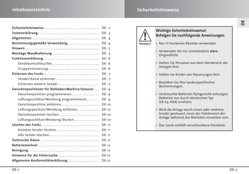 MonoTel DE - Ennemoser Sonnenschutz