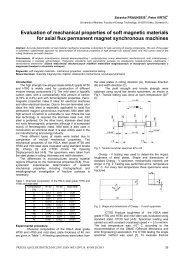 Evaluation of mechanical properties of soft magnetic materials for ...