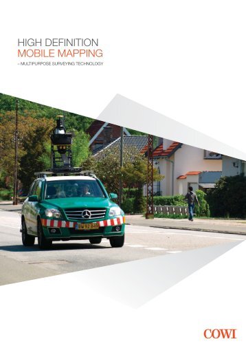 HIGH DEFINITION MOBILE MAPPING - Cowi