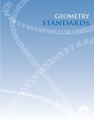 Geometry Math Standards - Selah School District