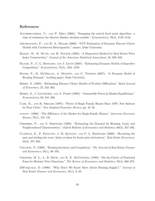 A Dynamic Model of Housing Supply