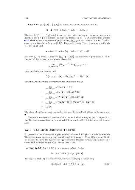 Multivariable Advanced Calculus