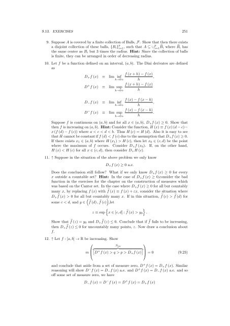 Multivariable Advanced Calculus