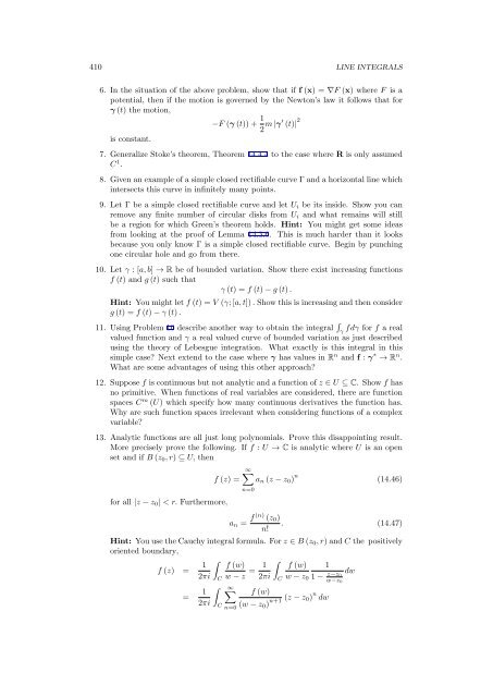 Multivariable Advanced Calculus