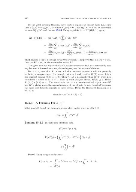 Multivariable Advanced Calculus