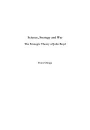 Science, Strategy and War The Strategic Theory of ... - Boekje Pienter