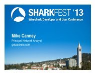 Application Performance Analysis - Sharkfest - Wireshark