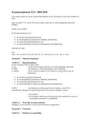 Examenreglement TU/e 2009-2010 - Technische Universiteit ...